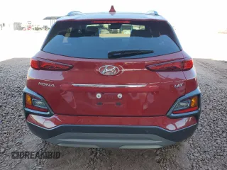 2021 Hyundai Kona Ultimate with VIN KM8K53A55MU652337, listed as a Copart auction lot 83466344 with 53,393 mi miles and Salvage Title. Bid and sale history available at carsss.com. Image 6.