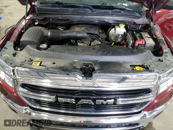 2019 Ram 1500 Big Horn/Lone Star with VIN 1C6SRFFT0KN586554, listed as a Copart auction lot 50652495 with 120,426 mi miles and Salvage Title. Bid and sale history available at carsss.com. Image 12.