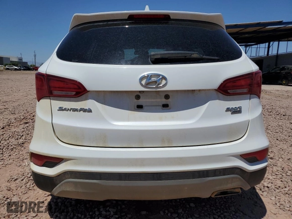 2017 Hyundai Santa Fe 2.4L with VIN 5NMZUDLBXHH048875, listed as a Copart auction lot 57621225 with 170,063 mi miles and Clean title. Bid and sale history available at DreamBid. Image 6.