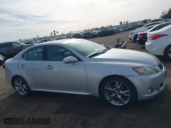 2009 Lexus IS 250 with VIN JTHBK262495105372, listed as a IAAI auction lot 41734031 with 244,111 mi miles. Bid and sale history available at carsss.com. Image 13.