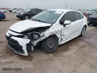 2020 Toyota Corolla LE with VIN JTDEPRAE6LJ018288, listed as a IAAI auction lot 41742106 with 114,099 mi miles. Bid and sale history available at carsss.com. Image 2.