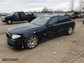 2012 BMW 7 Series 750i xDrive with VIN WBAKC6C5XCC396366, listed as a Copart auction lot 50591425 with 174,374 mi miles and Clean Title. Bid and sale history available at carsss.com. Image 1.