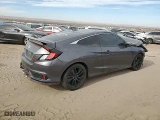 2018 Honda Civic Si Coupe with VIN 2HGFC3A50JH755239, listed as a Copart auction lot 83426554 with 76,594 mi miles and Salvage Title. Bid and sale history available at carsss.com. Image 3.
