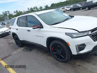 2023 Chevrolet Traverse Premier with VIN 1GNERKKW9PJ326416, listed as a IAAI auction lot 40486712 with 10,037 mi miles and . Bid and sale history available at DreamBid. Image 1.