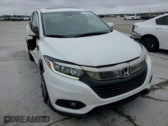 2021 Honda HR-V EX-L with VIN 3CZRU5H71MM703968, listed as a Copart auction lot 51470385 with 109,282 mi miles and Salvage Title. Bid and sale history available at carsss.com. Image 12.