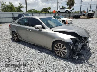 2014 Lexus IS 250 with VIN JTHBF1D21E5043554, listed as a Copart auction lot 65558495 with 171,755 mi miles and Salvage title. Bid and sale history available at DreamBid. Image 4.