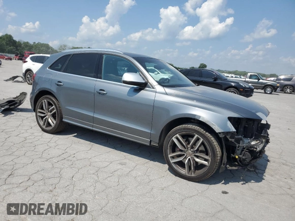 2014 Audi SQ5 Prestige with VIN WA1VGAFPXEA097666, listed as a Copart auction lot 62520445 with 89,596 mi miles and Salvage title. Bid and sale history available at DreamBid. Image 4.