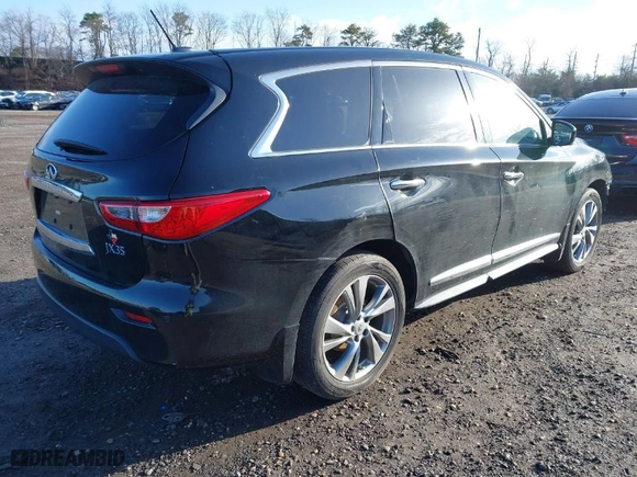 2013 Infiniti JX35 with VIN 5N1AL0MM6DC319993, listed as a IAAI auction lot 41826088 with NaN miles. Bid and sale history available at carsss.com. Image 4.