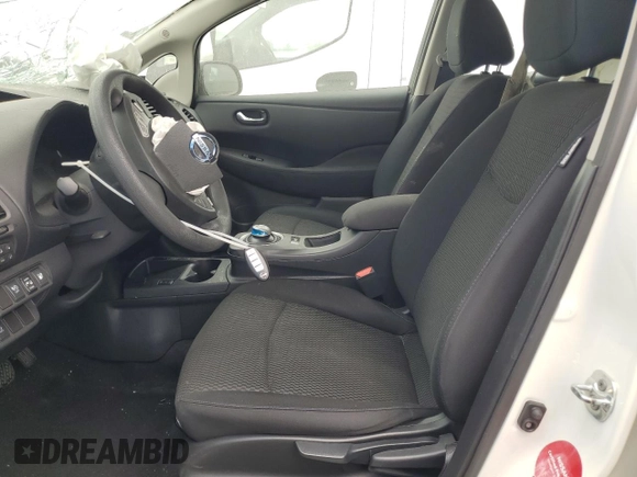 2017 Nissan LEAF S with VIN 1N4BZ0CP0HC302380, listed as a Copart auction lot 52856955 with 53,141 mi miles and Salvage title. Bid and sale history available at DreamBid. Image 7.