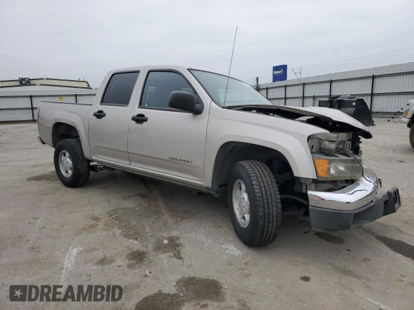 2004 GMC Canyon 1SB SLE Z85 with VIN 1GTCS136048117601, listed as a Copart auction lot 53204575 with 193,697 mi miles and Salvage Title. Bid and sale history available at carsss.com. Image 4.
