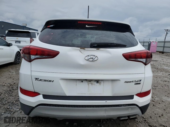 2017 Hyundai Tucson Value with VIN KM8J3CA24HU295715, listed as a Copart auction lot 53485325 with 100,351 mi miles and Clean Title. Bid and sale history available at carsss.com. Image 6.