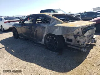 2022 Dodge Charger Scat Pack with VIN 2C3CDXGJ6NH180939, listed as a Copart auction lot 61694304 with 0 mi miles and Salvage Title. Bid and sale history available at carsss.com. Image 2.