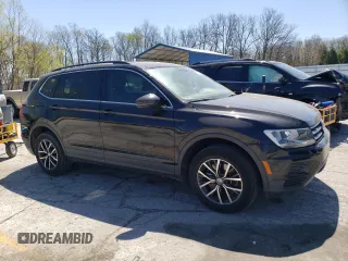 2019 Volkswagen Tiguan SE with VIN 3VV3B7AX8KM190398, listed as a Copart auction lot 53131985 with 75,805 mi miles and Salvage Title. Bid and sale history available at DreamBid. Image 4.