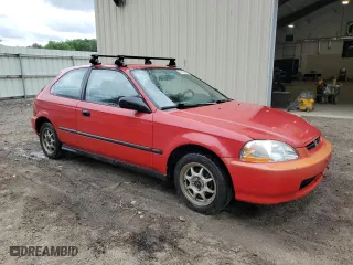 1996 Honda Civic DX with VIN 2HGEJ6348TH125852, listed as a Copart auction lot 87157804 with 93,357 mi miles and Non Repairable. Bid and sale history available at carsss.com. Image 4.