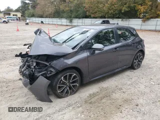 2022 Toyota Corolla Hatchback XSE with VIN JTNA4MBE7N3159737, listed as a Copart auction lot 79173424 with 46,246 mi miles and Salvage Title. Bid and sale history available at carsss.com. Image 1.