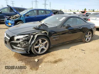 2014 Mercedes-Benz SL-Class SL 550 with VIN WDDJK7DAXEF028201, listed as a Copart auction lot 64588264 with 17,206 mi miles and Salvage Title. Bid and sale history available at carsss.com. Image 1.