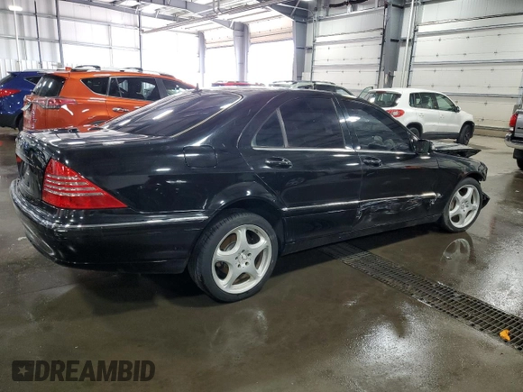2006 Mercedes-Benz S 350 with VIN WDBNF67J86A480179, listed as a Copart auction lot 50879165 with 213,783 mi miles and Salvage Title. Bid and sale history available at DreamBid. Image 3.