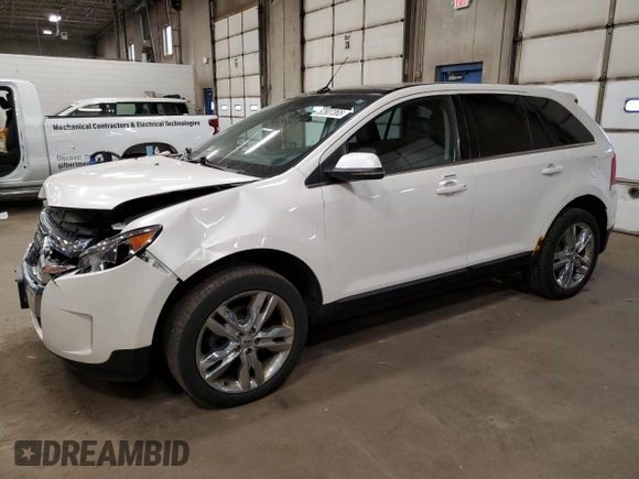 2012 Ford Edge Limited with VIN 2FMDK4KC2CBA30674, listed as a Copart auction lot 52807365 with 180,288 mi miles and Salvage Title. Bid and sale history available at carsss.com. Image 1.