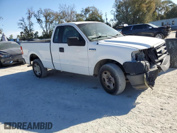 2005 Ford F-150 XL with VIN 1FTRF12W15NB44065, listed as a Copart auction lot 47255975 with 118,470 mi miles and Salvage Title. Bid and sale history available at carsss.com. Image 4.