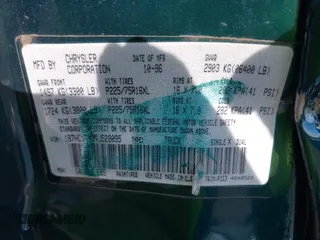 1997 Dodge 1500 z VIN 1B7HC16Y3VJ528095, wystawiony jako IAAI lot #42021646 z przebiegiem 205 375 mil mil oraz . Historia ofert i sprzedaży dostępna na DreamBid. Obrazek 9.
