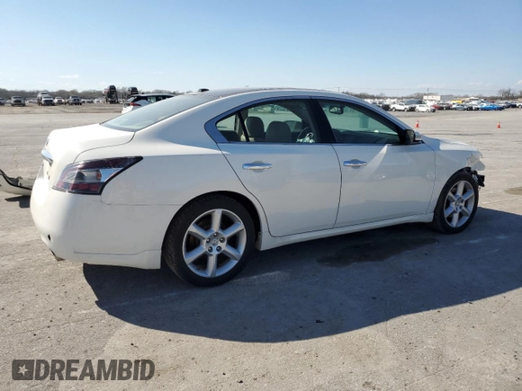2012 Nissan Maxima SV with VIN 1N4AA5AP8CC864023, listed as a Copart auction lot 49974385 with 266,031 mi miles and Salvage title. Bid and sale history available at DreamBid. Image 3.