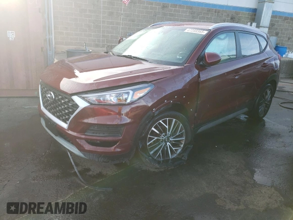 2019 Hyundai Tucson Ultimate with VIN KM8J3CALXKU070814, listed as a Copart auction lot 47288565 with 61,236 mi miles and Salvage Title. Bid and sale history available at carsss.com. Image 1.