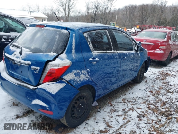 2014 Toyota Yaris L with VIN JTDKTUD34ED581773, listed as a IAAI auction lot 41620586 with 239,100 mi miles. Bid and sale history available at carsss.com. Image 4.