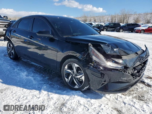 2023 Hyundai Elantra SEL with VIN 5NPLS4AG3PH098612, listed as a Copart auction lot 84548734 with 26,258 mi miles and Salvage Title. Bid and sale history available at DreamBid. Image 4.