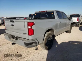 2024 Chevrolet Silverado 1500 RST with VIN 2GCPADED4R1261325, listed as a Copart auction lot 87908235 with 0 mi miles and Salvage Title. Bid and sale history available at carsss.com. Image 3.