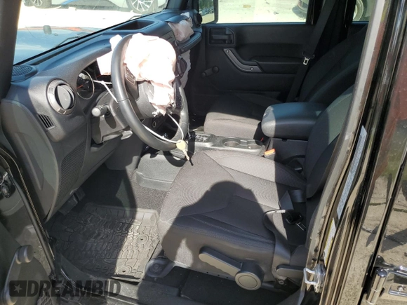 2018 Jeep Wrangler Unlimited Sport with VIN 1C4BJWDG5JL822969, listed as a Copart auction lot 61240135 with 80,276 mi miles and Salvage title. Bid and sale history available at DreamBid. Image 7.