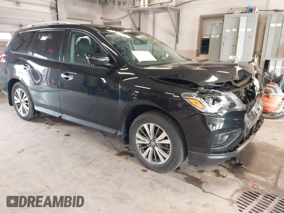 2017 Nissan Pathfinder Platinum with VIN 5N1DR2MM1HC632396, listed as a IAAI auction lot 41871050 with 53,419 mi miles and . Bid and sale history available at DreamBid. Image 1.
