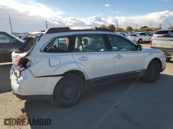 2012 Subaru Outback 2.5i z VIN 4S4BRCAC9C1279936, wystawiony jako Copart lot #79058854 z przebiegiem 229 721 mil mil oraz Szkoda całkowita • Salvage title. Historia ofert i sprzedaży dostępna na DreamBid. Obrazek 3.