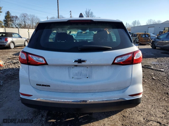 2018 Chevrolet Equinox LS with VIN 2GNAXHEV9J6141622, listed as a Copart auction lot 48072475 with 89,644 mi miles and Salvage Title. Bid and sale history available at carsss.com. Image 6.