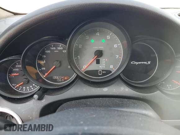 2013 Porsche Cayenne S with VIN WP1AB2A20DLA81062, listed as a Copart auction lot 57402855 with 139,654 mi miles and Salvage title. Bid and sale history available at DreamBid. Image 9.