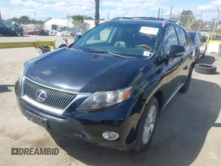 2010 Lexus RX 450h with VIN JTJBC1BA0A2032056, listed as a IAAI auction lot 41966158 with 222,070 mi miles and . Bid and sale history available at DreamBid. Image 2.