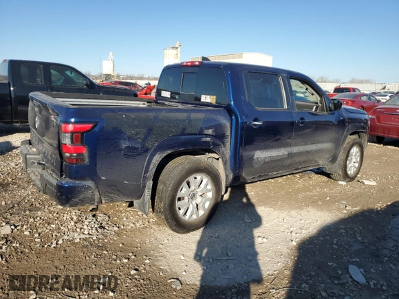 2023 Nissan Frontier SV with VIN 1N6ED1EJ2PN607691, listed as a Copart auction lot 42690445 with 14,533 mi miles and Salvage title. Bid and sale history available at DreamBid. Image 3.