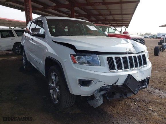 2014 Jeep Grand Cherokee Limited with VIN 1C4RJFBT0EC221022, listed as a IAAI auction lot 41560640 with 112708 miles. Bid and sale history available at carsss.com. Image 1.