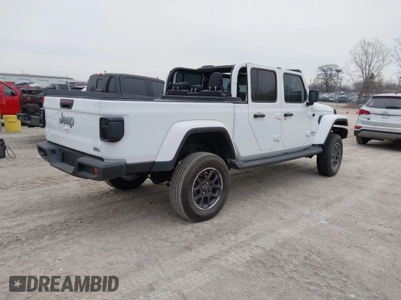 2023 Jeep Gladiator Overland z VIN 1C6HJTFG6PL516742, wystawiony jako IAAI lot #41565864 z przebiegiem Nie podano mil oraz . Historia ofert i sprzedaży dostępna na DreamBid. Obrazek 4.