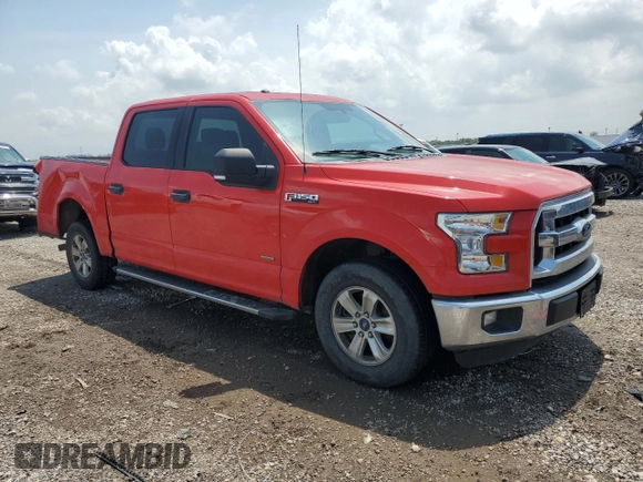 2015 Ford F-150 XL with VIN 1FTEW1CG6FKF15424, listed as a Copart auction lot 54177965 with 64,819 mi miles and Salvage Title. Bid and sale history available at DreamBid. Image 4.
