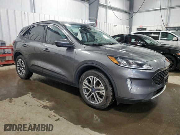 2021 Ford Escape SEL Hybrid with VIN 1FMCU9CZ5MUA11764, listed as a Copart auction lot 43969335 with 46,449 mi miles and Salvage title. Bid and sale history available at DreamBid. Image 4.