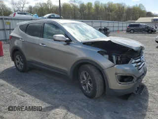 2016 Hyundai Santa Fe z VIN 5XYZTDLB5GG323838, wystawiony jako Copart lot #53261345 z przebiegiem 85 952 mil mil oraz Szkoda całkowita • Salvage title. Historia ofert i sprzedaży dostępna na DreamBid. Obrazek 4.