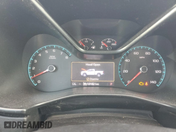 2019 Chevrolet Colorado 2WD LT with VIN 1GCGSCENXK1122733, listed as a Copart auction lot 50536375 with 101,821 mi miles and Salvage Title. Bid and sale history available at DreamBid. Image 9.