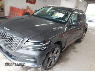 2023 Genesis GV80 with VIN KMUHBDSBXPU112470, listed as a IAAI auction lot 42326878 with 28,302 mi miles and . Bid and sale history available at DreamBid. Image 17.