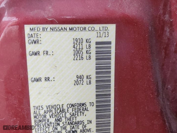 2014 Nissan Altima 2.5 SV with VIN 1N4AL3AP2EC185091, listed as a Copart auction lot 50398375 with 124,619 mi miles and Clean Title. Bid and sale history available at carsss.com. Image 15.