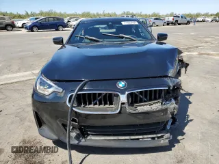 2023 BMW 2 Series 230i with VIN 3MW23CM05P8D12873, listed as a Copart auction lot 71322464 with 24,454 mi miles and Salvage Title. Bid and sale history available at carsss.com. Image 5.