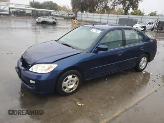 2005 Honda Civic with VIN JHMES96665S017945, listed as a Copart auction lot 82256224 with Not Provided miles and Salvage Title. Bid and sale history available at DreamBid. Image 1.