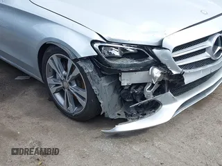 2017 Mercedes-Benz C 300 with VIN WDDWF4JB0HR221658, listed as a IAAI auction lot 40608119 with Not Provided miles and . Bid and sale history available at carsss.com. Image 6.