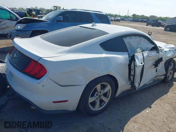 2020 Ford Mustang EcoBoost with VIN 1FA6P8TH6L5146258, listed as a IAAI auction lot 41878195 with 52,606 mi miles and . Bid and sale history available at DreamBid. Image 4.