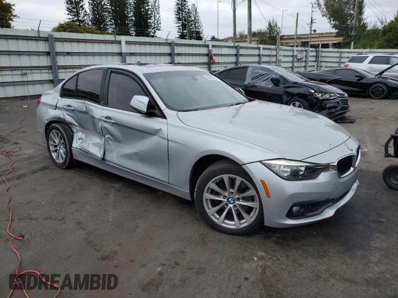 2016 BMW 3 Series 320i with VIN WBA8A9C50GK615686, listed as a Copart auction lot 88160955 with 59,603 mi miles and Salvage Title. Bid and sale history available at carsss.com. Image 4.