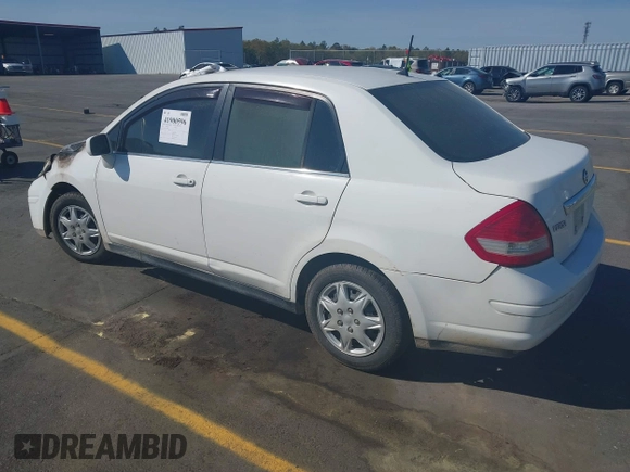 2008 Nissan Versa 1.8 S with VIN 3N1BC11E58L441687, listed as a IAAI auction lot 41900596 with 1 mi miles. Bid and sale history available at carsss.com. Image 3.